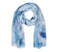 Schal STYLEBREAKER "Schal mit Marmor Muster", Damen, blau, Obermaterial: 100% Viskose CV., Modisch, Modetücher Schal (35350030-0) blau