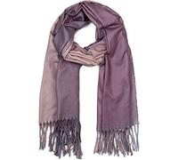 Schal STYLEBREAKER "Schal mit 2-Farbigem Farbverlauf", Damen, beige (beige, lila), Obermaterial: 100% Polyester PES., Modisch, Modetücher Schal (81165808-0) beige, lila