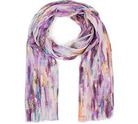 styleBREAKER Damen Schal Streifen Farbverlauf Glanz | 184x75 cm weiches Viskose-Gewebe, Metallic-Details, kurze Fransen, vielseitig als große Schulter-Stola drapierbar.