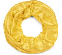 styleBREAKER Damen Sommer Loop Schal Seidig Glitzer | Leicht glänzendes 95x70 cm Format, weich, 2- bis 3-mal um den Hals wickelbar, atmungsaktives Gewebe, kratzfrei.