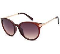 Sonnenbrille STYLEBREAKER "Cat-Eye Sonnenbrille", Damen, braun (gestell braun, gold, glas braun verlauf), Modisch, Sonnenbrillen Sonnenbrille (53136304-0) gestell braun, gold, glas braun verlauf