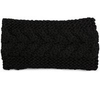 Stirnband STYLEBREAKER "Grobstrick Stirnband mit Zopfmuster", Damen, schwarz, Obermaterial: 100% Polyacryl PAN., Modisch, Mützen Stirnband (72940244-0) schwarz