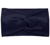 Stirnband STYLEBREAKER "Samt Stirnband mit Twist Knoten", Damen, blau (dunkelblau), Obermaterial: 100% Viskose CV., Modisch, Mützen Stirnband (78333104-0) dunkelblau