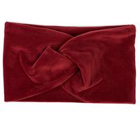 Stirnband STYLEBREAKER "Samt Stirnband mit Twist Knoten", Damen, rot (bordeaux, rot), Obermaterial: 100% Viskose CV., Modisch, Mützen Stirnband (99784005-0) bordeaux, rot