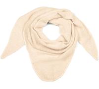 Dreieckstuch STYLEBREAKER "Strick Dreiecktuch meliert", Damen, weiß (creme, beige), Obermaterial: 80% Viskose CV. 20% Wolle WO., Modisch, Modetücher (48442200-0) creme, beige