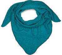 styleBREAKER Damen Strick Dreieckstuch, melierte Viskose Wolle | 188 x 80 cm, hautfreundlich & wärmend für Herbst & Winter, als Schultertuch tragbar, Handwäsche, passendes Stirnband 04026052