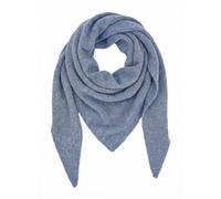 styleBREAKER Damen Strick Dreieckstuch Viskose Wolle, Blau