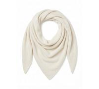 styleBREAKER Damen Strick Dreieckstuch Viskose Wolle, Creme