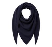 styleBREAKER Damen Strick Dreieckstuch Viskose Wolle, Dunkelblau