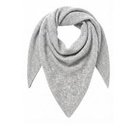styleBREAKER Damen Strick Dreieckstuch Viskose Wolle, Hellgrau