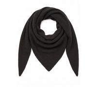 styleBREAKER Damen Strick Dreieckstuch Viskose Wolle, Schwarz