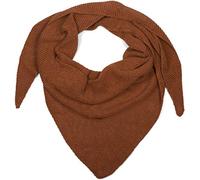 Dreieckstuch STYLEBREAKER "Strick Dreiecktuch Einfarbig", Damen, braun (cognac), Obermaterial: 10% Viskose CV. 5% Alpaka WP. 75% Polyacryl PAN. 10% Wolle WO., Modisch, Modetücher (81170662-0) cognac
