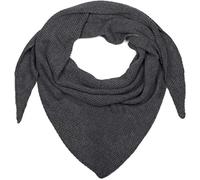 styleBREAKER Damen Strick Dreieckstuch Wolle Alpaka, Dunkelgrau
