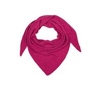 styleBREAKER Damen Strick Dreieckstuch Wolle Alpaka, Fuchsia