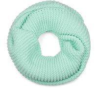 Strickschal STYLEBREAKER "Strick Loop Linksstrick", Damen, blau (türkis), Obermaterial: 85% Polyacryl PAN. 15% Polyamid PA., Modisch, Modetücher (44543363-0) türkis