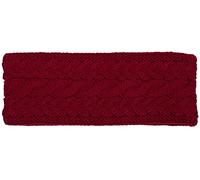Stirnband STYLEBREAKER "Strick Stirnband mit Zopfmuster", Damen, rot (bordeaux, rot), Obermaterial: 85% Polyacryl PAN. 15% Polyamid PA., Modisch, Mützen Stirnband (33152757-0) bordeaux, rot