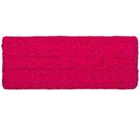 Stirnband STYLEBREAKER "Strick Stirnband mit Zopfmuster", Damen, pink, Obermaterial: 85% Polyacryl PAN. 15% Polyamid PA., Modisch, Mützen Stirnband (96318445-0) pink