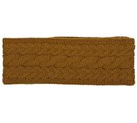 Stirnband STYLEBREAKER "Strick Stirnband mit Zopfmuster", Damen, braun (cognac), Obermaterial: 85% Polyacryl PAN. 15% Polyamid PA., Modisch, Mützen Stirnband (97763565-0) cognac