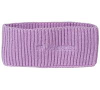 styleBREAKER Damen Strick Stirnband Logo Stick, Flieder
