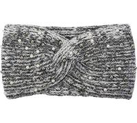 Stirnband STYLEBREAKER "Strick Stirnband Perlen Metallic Faden und Knoten Detail", Damen, weiß (weiß, schwarz), Obermaterial: 100% Polyacryl PAN., Modisch, Mützen Stirnband (99737429-0) weiß, schwarz