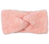 styleBREAKER Damen Strick Stirnband mit Rippstrickmuster und Twist Knoten, warmes Winter Haarband Boucle Optik, Headband 04026063, Farbe:Rose