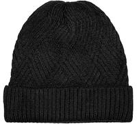 Strickmütze STYLEBREAKER "Strickmütze mit Rauten Rippmuster", Damen, schwarz, Obermaterial: 100% Polyacryl PAN., Modisch, Mützen Strickmütze (31157824-0) schwarz