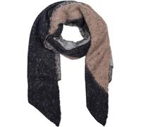 XXL-Schal STYLEBREAKER "Asymmetrischer Web Schal 3-Farbig", Damen, schwarz (schwarz, grau, taupe), Obermaterial: 80% Viskose CV. 20% Wolle WO., Modisch, Modetücher (60199952-0) schwarz, grau, taupe