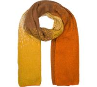 styleBREAKER Damen Web-Schal Pixel Farbverlauf Ombré Look, Curry-Orange