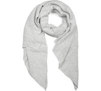 XXL-Schal STYLEBREAKER "Asymmetrischer unifarbener Web Schal", Damen, grau (hellgrau), Obermaterial: 100% Viskose CV., Modisch, Modetücher (64195311-0) hellgrau
