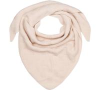 styleBREAKER Damen XXL Strick Dreieck Schal Einfarbig mit Schachbrett Strickmuster, Maxi Schal, Dreieckstuch, Warmes Winter Tuch 01020047, Farbe:Beige