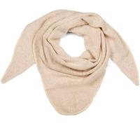 styleBREAKER Damen XXL Strick Dreieckstuch Viskose Wolle Mix, Beige