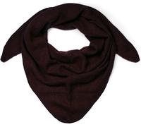 styleBREAKER Damen XXL Strick Dreieckstuch Viskose Wolle Mix, Dunkelbraun