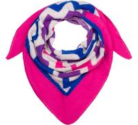 XXL-Schal STYLEBREAKER "Web Dreiecktuch Zick-Zack", Damen, pink (pink, blau), Obermaterial: 60% Viskose CV. 40% Wolle WO., Modisch, Modetücher (69204327-0) pink, blau