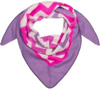 XXL-Schal STYLEBREAKER "Web Dreiecktuch Zick-Zack", Damen, lila (flieder, pink), Obermaterial: 60% Viskose CV. 40% Wolle WO., Modisch, Modetücher (45352266-0) flieder, pink