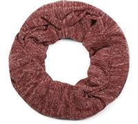 styleBREAKER Feinstrick Loop Schal in Melange Optik, meliert, Schlauchschal, Tuch, Unisex 01017067, Farbe:Bordeaux-Rot meliert