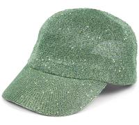 styleBREAKER "Gewebtes Baseball Cap Pailletten" 1 Stk. (68044716-0) matcha grün