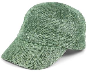 styleBREAKER "Gewebtes Baseball Cap Pailletten" 1 Stk. (68044716-0) matcha grün