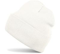 Strickmütze STYLEBREAKER "Kinder Strickmütze mit Krempe", Jungen, weiß (weiß (creme, weiß)), Obermaterial: 100% Polyacryl PAN., Modisch, Mützen Strickmütze (24094360-0) weiß (creme, weiß)