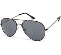 Pilotenbrille STYLEBREAKER "Kinder Pilotenbrille 4 bis 10 Jahre", Jungen, grau (gestell anthrazit, glas grau getönt), Modisch, Sonnenbrillen (97766058-0) gestell anthrazit, glas grau getönt