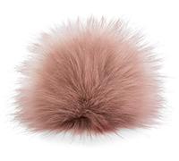 styleBREAKER Kunstfell Bommel für Mützen und Beanies, Fake Fur, Winter Fellbommel 04024161, Farbe:Altrose