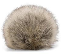 styleBREAKER Kunstfell Bommel für Mützen und Beanies, Fake Fur, Winter Fellbommel 04024161, Farbe:Beige-Grau