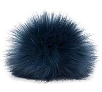 styleBREAKER Kunstfell Bommel für Mützen und Beanies, Fake Fur, Winter Fellbommel 04024161, Farbe:Blau