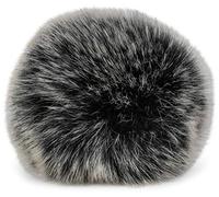 styleBREAKER Kunstfell Bommel für Mützen und Beanies, Fake Fur, Winter Fellbommel 04024161, Farbe:Schwarz-Weiß