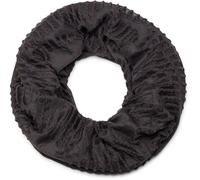 styleBREAKER Loop Schlauchschal im Destroyed Vintage used Look mit Rissen, Schal, Tuch, Unisex 01016138, Farbe:Anthrazit-Schwarz