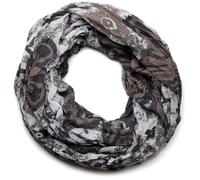 Loop STYLEBREAKER "Loop mit Blumen Allover Print", Damen, grau, Obermaterial: 100% Viskose CV., Modisch, Modetücher Loop (41730054-0) grau