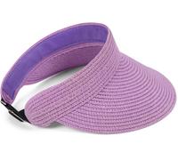 styleBREAKER "Papierstroh Visor Cap Einfarbig" 1 Stk. (13154306-0) flieder