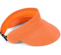 styleBREAKER "Papierstroh Visor Cap Einfarbig" 1 Stk. (14309741-0) orange