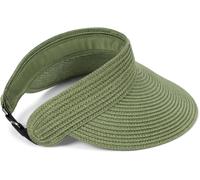 styleBREAKER "Papierstroh Visor Cap Einfarbig" 1 Stk. (67686167-0) oliv