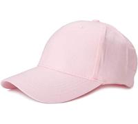 styleBREAKER Unisex 6-Panel Baseball Cap | gebürstete Baumwolle | Klettverschluss verstellbar | einfarbiges Basecap für Damen und Herren, Farbe:Rose