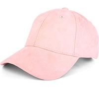 styleBREAKER Unisex 6-Panel Baseball Cap in Veloursleder Optik | Verstellbares Basecap in Wildleder Style für Damen und Herren | Soft Touch Schildkappe für Freizeit und Sport, Farbe:Rosa